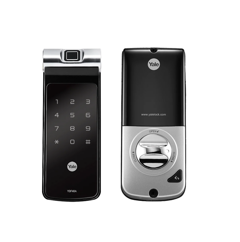 Cerradura Digital de huella y código con control desde celular YDF40A Marca: Yale