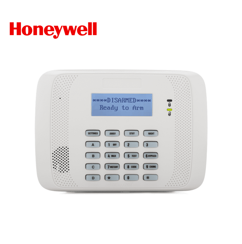 Teclado LCD inalámbrico  de iconos fijos 6162RF Marca: Honeywell