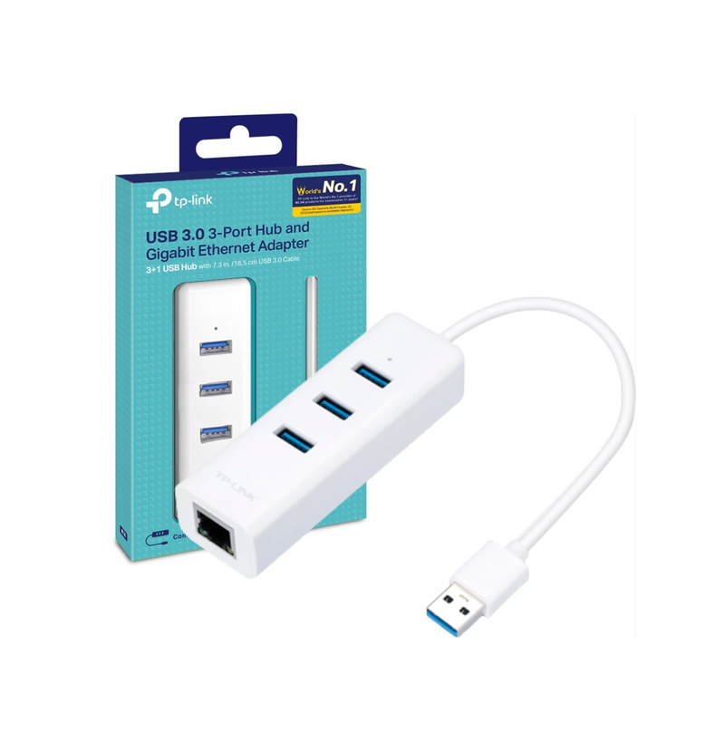 Adaptador Hub USB 3.0 RJ45 Marca: TP-Link