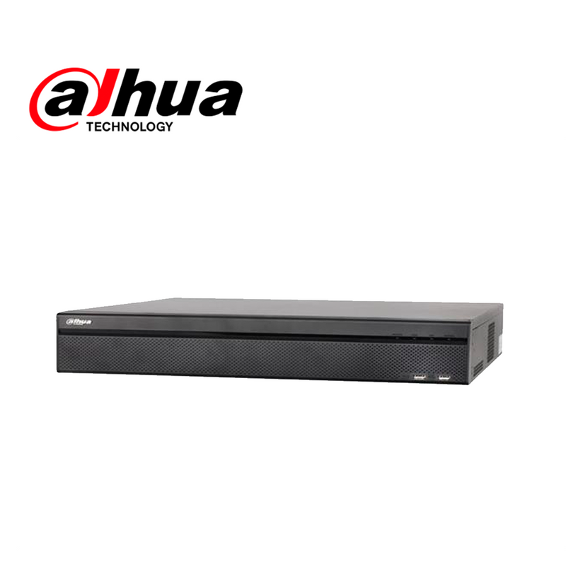 Videograbador IP de 32 canales H.265 + ONVIF 1 entrada de audio RCA y 1 salidas de audio RCA Audio por canales Marca: Dahua