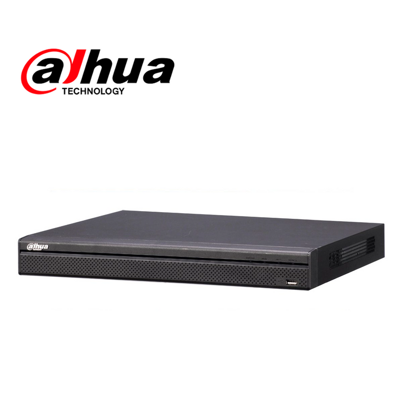 Videograbador NVR de 16 canales 2 HDD 20TB MAX 12MP ONVIF 1 entrada de audio y 1 salida de audio NVR52164KS2 Marca: Dahua
