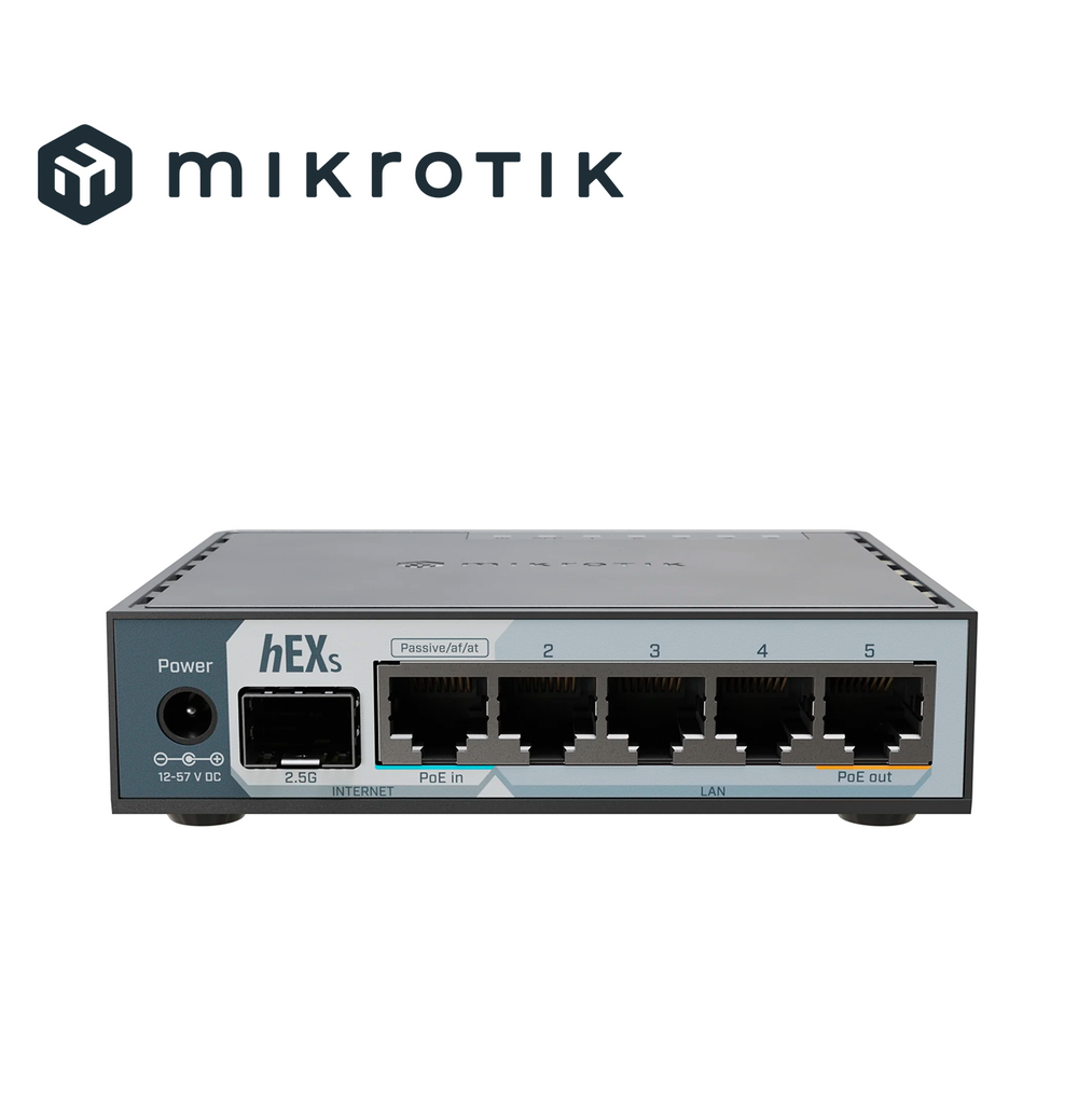 Router compacto con un puerto SFP de 2,5 G, 5x Gigabit Ethernet E60...