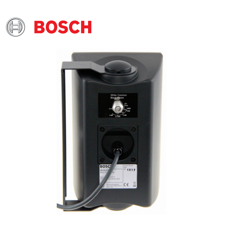 Parlante de caja color negro 30W 70V/8OHMS LB2-UC30-D1 Marca: BOSCH