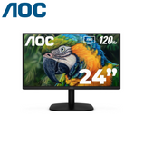 Monitor 24" plana Full HD 1920X1080 120Hz IPS HDMI / VGA / 3.5MM 24B35H3 Marca: AOC