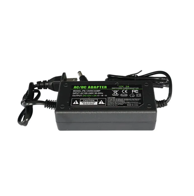 Fuente de poder 12V 3AMP 36W adaptador de corriente anti-interferencia Marca: Teklink