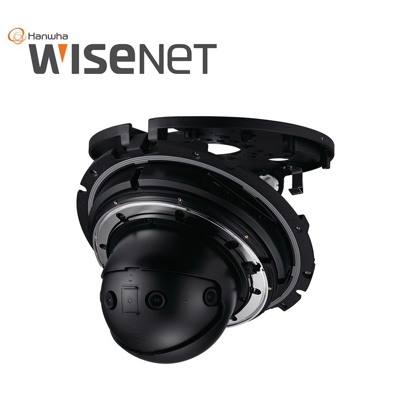Camara IP 15MP Antivandálica Panorámica 220° o 180°/ IP66 / IK10 / PoE+ PNM-9031RV Marca: Hanwha