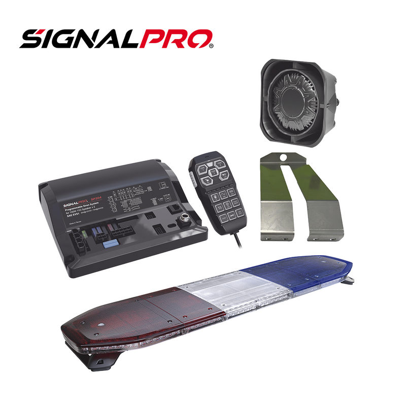 Kit de Sirena, Bocina y Torreta de 48" KITTHUNDER Marca: SIGNALPRO