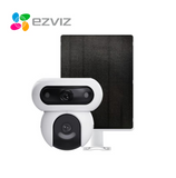 Camara Wi-Fi Dual Lente 2K con Panel Solar, Seguimiento Inteligente y Audio Bidireccional CS-HB90-SP-R100-4MP Marca: Ezviz