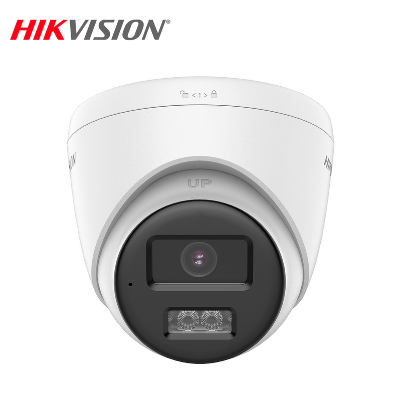 Cámara Turret 3k Smart Hybrid Light, Audio Bidireccional, IR 40m, IP67 DS-2CE78K0T-LTS (2.8mm) Marca: Hikvision