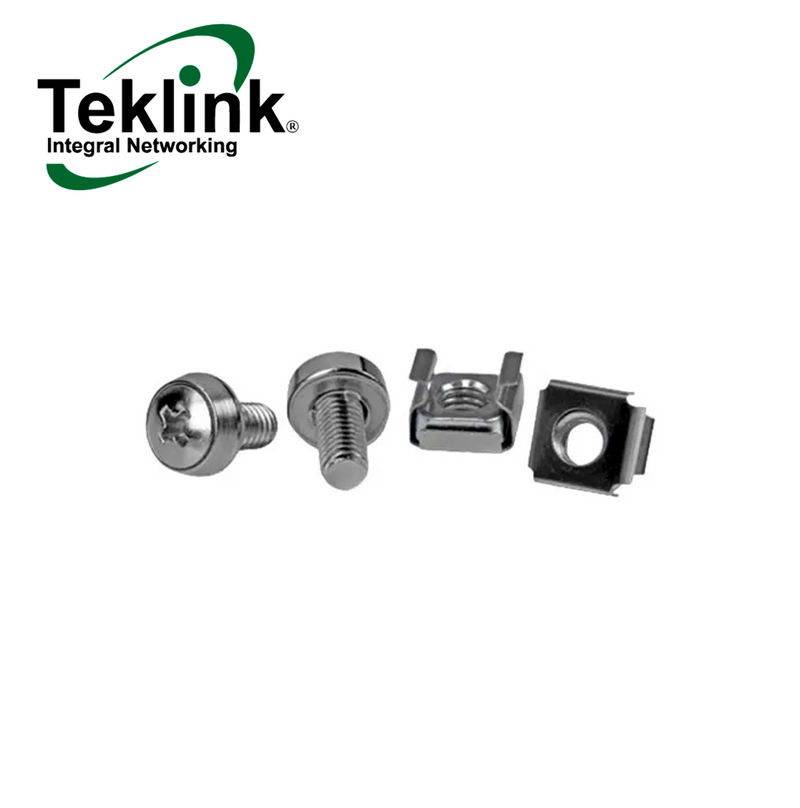 Tornillos y tuercas M6 para montaje en equipos (20 Unidades) MTL-TT-FJM6N Marca: Teklink