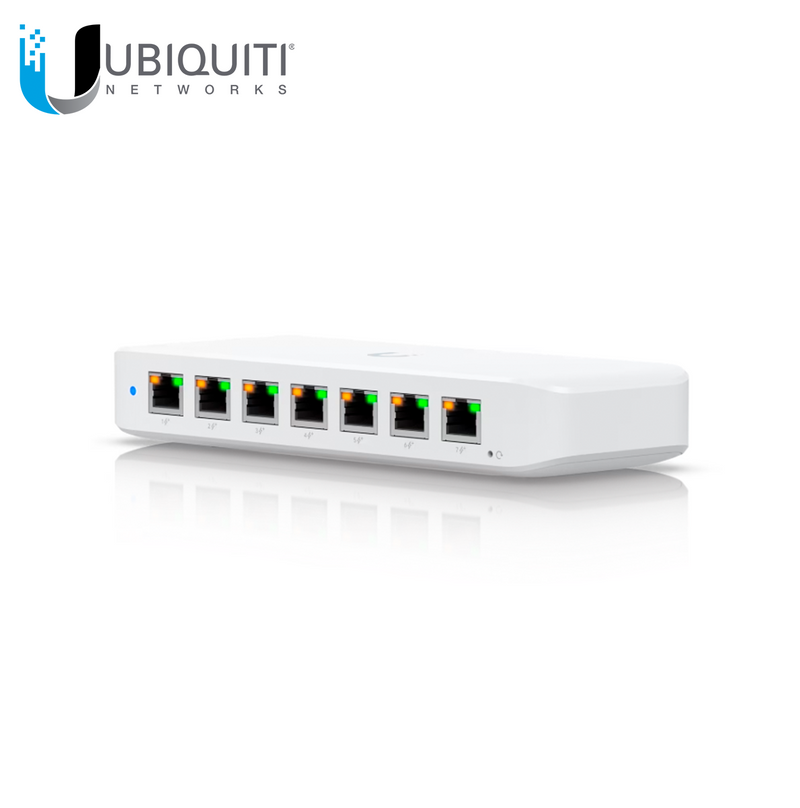 Switch PoE Gigabit Ethernet capa 2 compacto con 8 puertos Marca: Ubiquiti