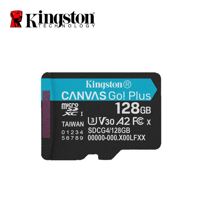 Tarjeta de memoria 128GB SDXC V30 Canvas Go Plus Marca: KINGSTON