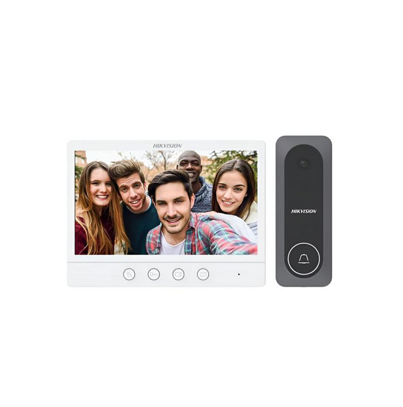 Kit de Videportero analógo con pantalla 7" DS-KIS212(O-STD) Marca: Hivision