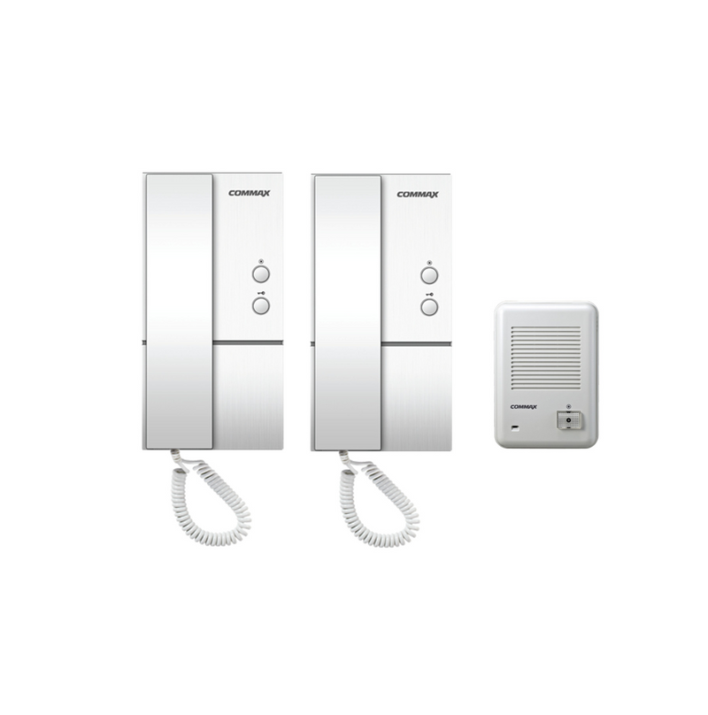 Kit de 2 Intercomunicadores DP-LA01M/S/DR-201 Marca: COMMAX