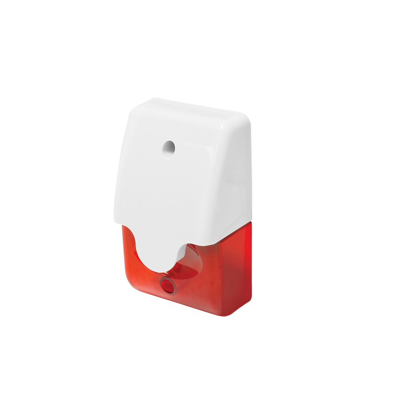 Mini sirena estroboscópica lente Roja Marca: Seco-Larm