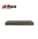 Switch Cloud PoE de 16 puertos +2 uplink, 10/100/1000 Mbps, 240W, Watchdog, 2 SFP CS421816ET240 Marca: Dahua