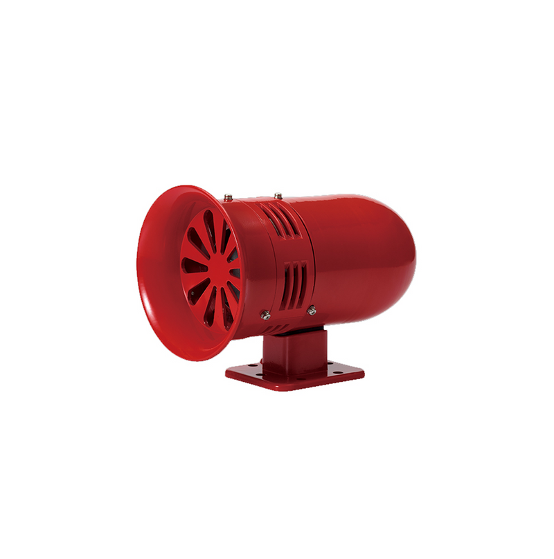 Sirena de motor metalica SM200 110VAC 120dB IP44 color roja