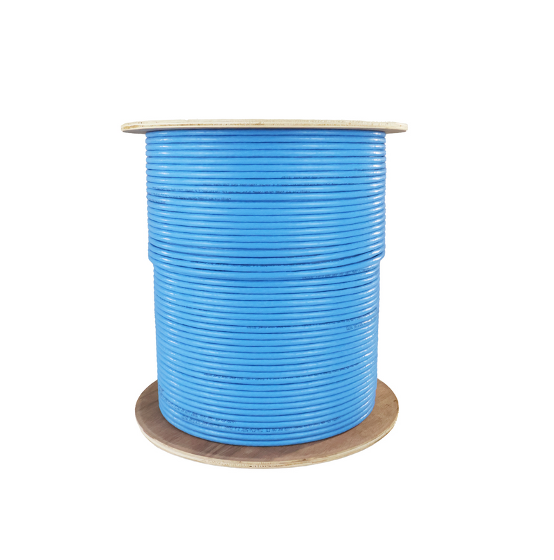 Cable UTP Cat6A azul 305mtrs en carrete LTK-CAT6AB Marca: Lantek