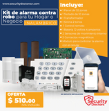 Kit de alarma contra robo INALÁMBRICA con módulo para controlar la alarma con el celular  KIT004