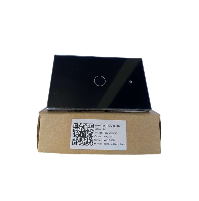 Interruptor inteligente una vía color negro (SIN NEUTRO) Marca: dLux