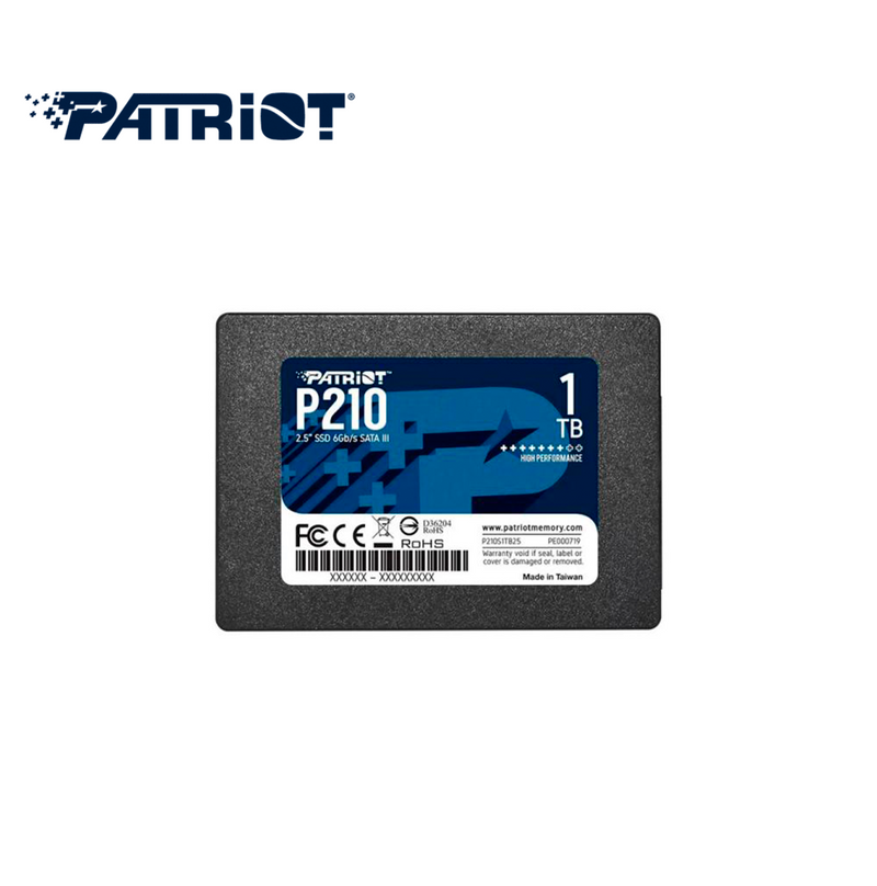 HD interno de estado sólido1TB/ 2.5 P210S1TB25 Marca: Patriot