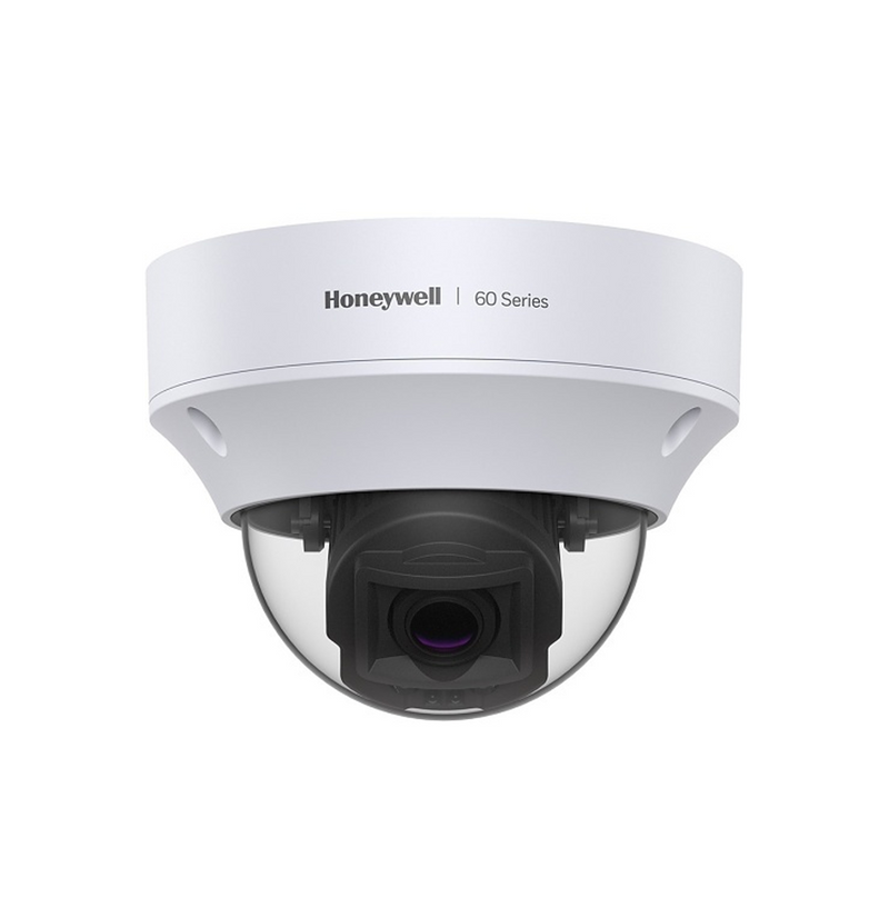 Cámara de seguridad Domo IP de 5MP lente Mot. 7 a 22 mm  50 mts IR NDAA Marca: Honeywell