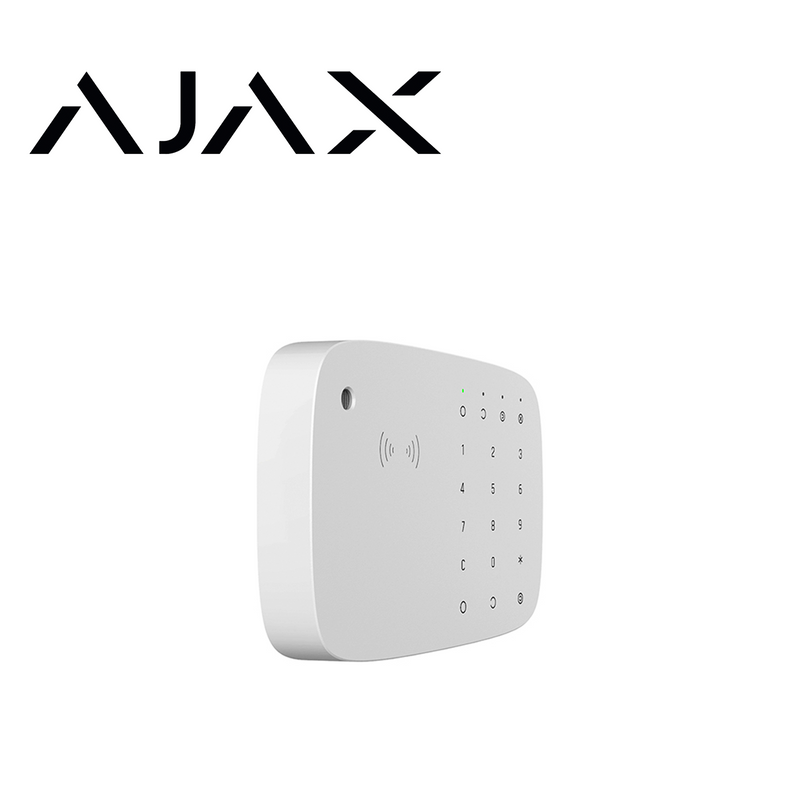 Teclado táctil inalámbrico con sirena incluida y lector de tarjetas 28296.91.WH3 AJKEYPADCOMBI Marca: Ajax