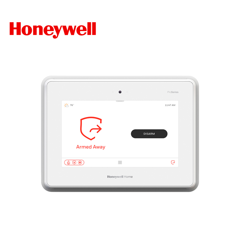 Panel de alarma de hasta 250 zonas inalámbricas con modulo wifi, Z-Wave, Bluetooth, Cámara integrada Marca: Honeywell Resideo