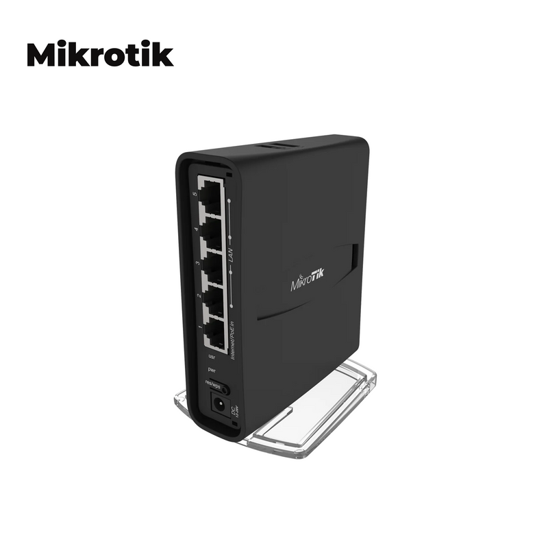 Router hAP AC2 5 puertos de red Ethernet Marca: Mikrotik