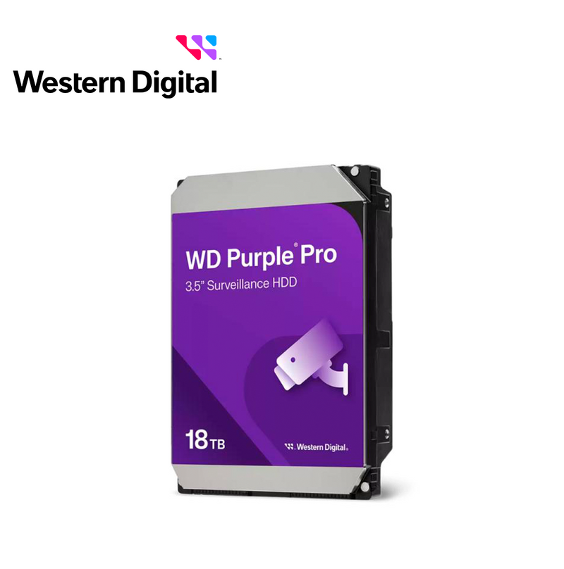 HD interno 18 TB/  3.5" SATA 272MB/S/ WD181PURP Marca: Western Digital