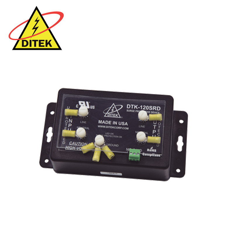 Protector contra sobretensiones con contactos secos 120 vca DTK120SRD Marca: Ditek