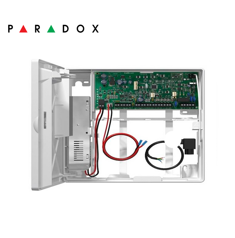 Panel 32 zonas inalámbrico con 5 zonas para cablear incluye transformador MG5075 Marca: Paradox