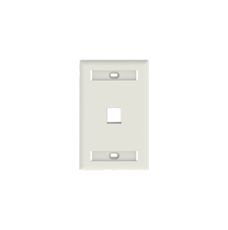 Placa frontal NK 1 puerto sencillo blanco NK1FIWY Marca: PANDUIT