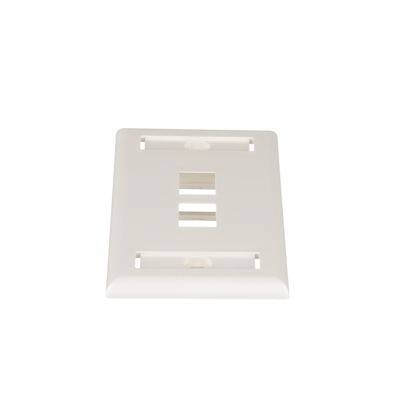 Placa de 2 puertos color blanco NETKEY Marca: Pandiut