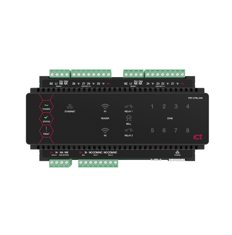 Controlador de sistema de riel DIN Protege GX (solo IP) PRT-CTRL-DIN-IP Marca: ICT