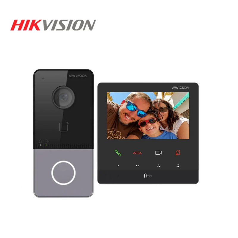 Kit de videoportero IP, Botón de llamada, control móvil DS-KIS606-P Marca: Hikvision