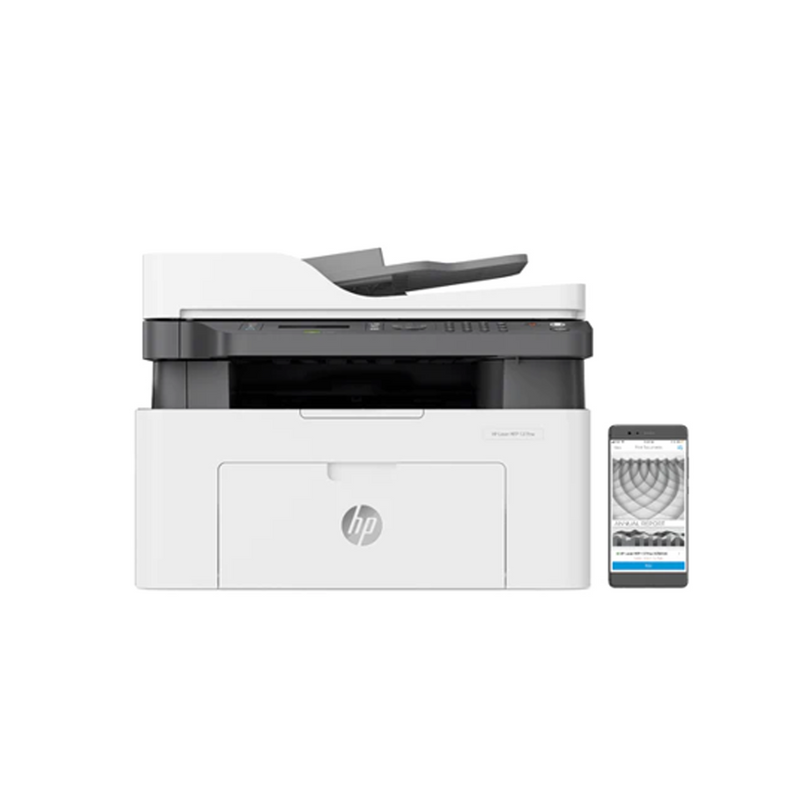 Impresora laserjet PRO MFP mono 100 mfp m137fnw blanco 4ZB84A Marca: HP