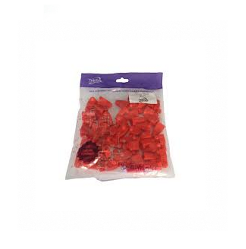 Botas para Patch RJ-45 color rojo paquete de 50UND Marca: Teklink