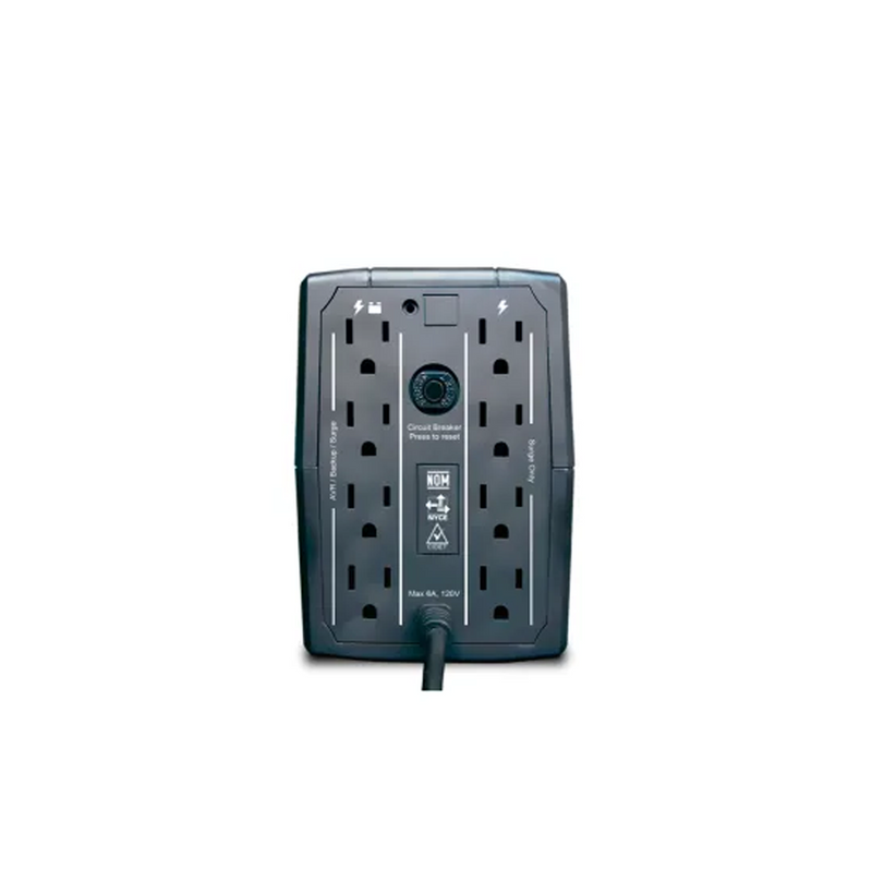 UPS de 8 outlets 500VA 120V 60HZ R-UPR508 Marca: CDP
