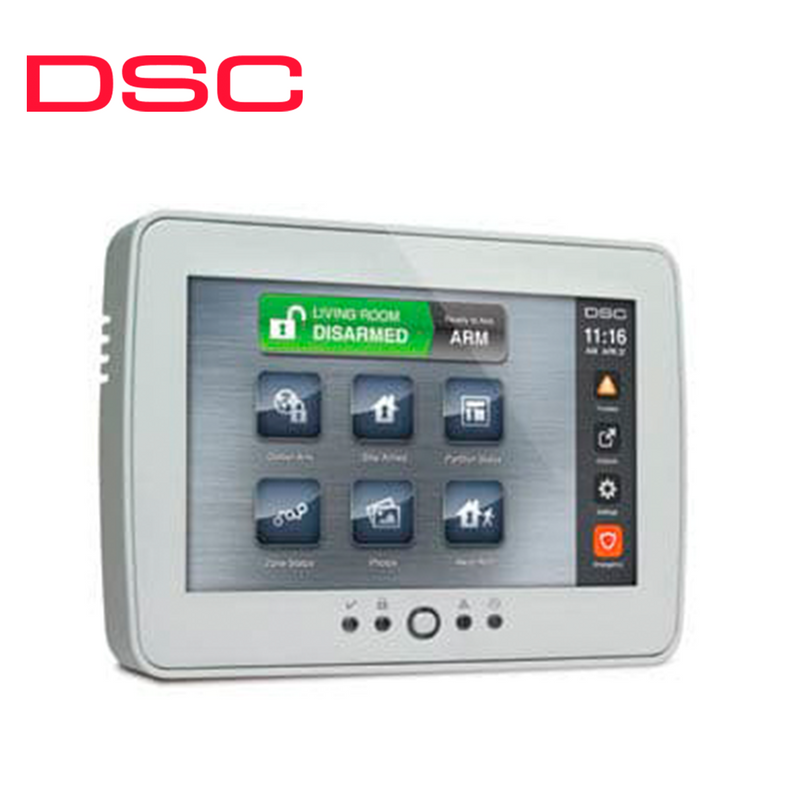 Teclado de alarma TouchScreen de 7 pulgadas con soporte Prox HS2TCHPRO Marca: DSC