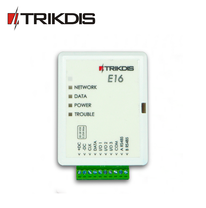 Comunicador Ethernet E16 Marca: TRIKDIS