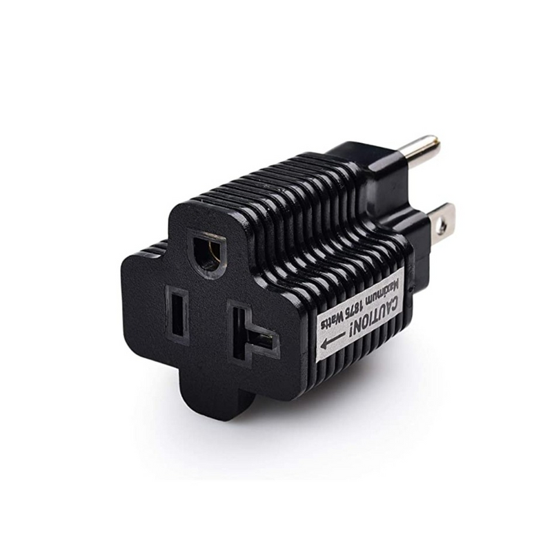 ADAPTADOR DE PODER CABLE MATTERS NEMA 5-15 A 5-20R NEGRO Marca: Matters
