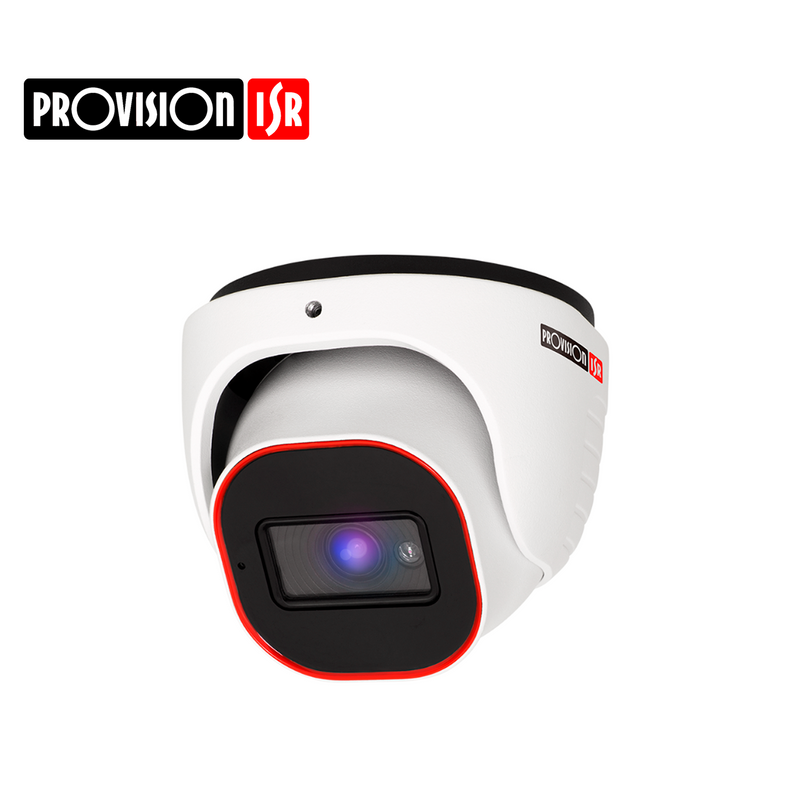 Cámara IP tipo domo de lente fija de 4 MP con LED IR y análisis DDA1 Marca: Provision ISR