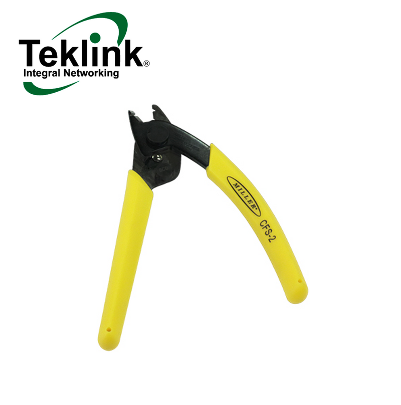 Pelador de cable de fibra óptica color amarillo FIB-STRIPPER Marca: Teklink