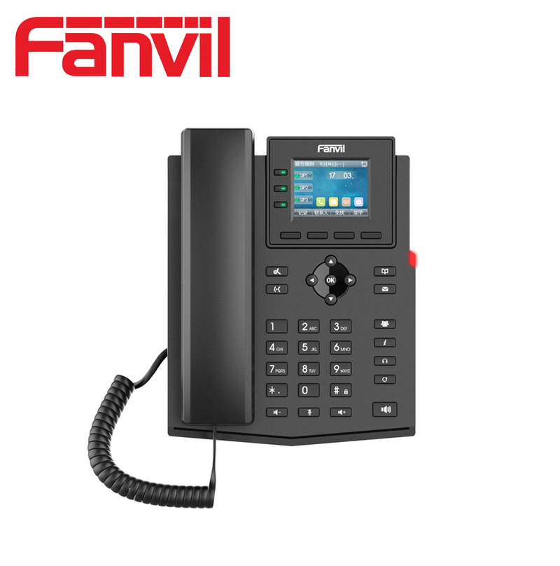 Telefono IP Audio HD Pantalla A Color X303-2 WIRE Marca: Fanvil