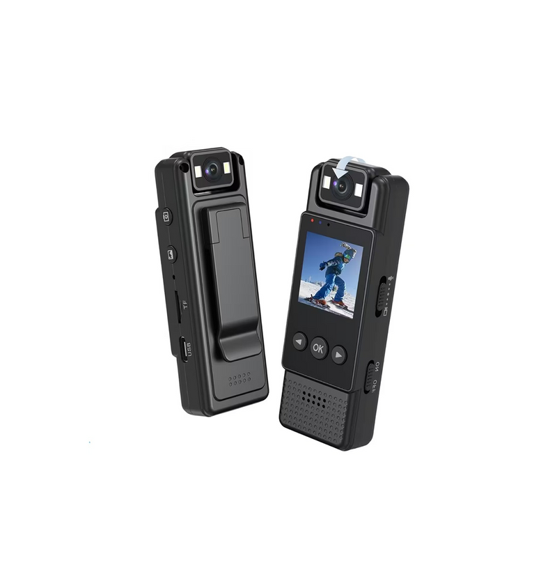 Mini cámara corporal, tipo clip con pantalla de 1.5" Marca: General