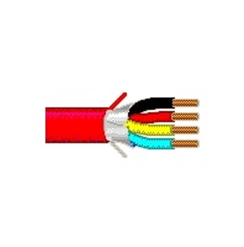 Alambre contra incendio 4/16 AWG 5222FJ-RED-1000 Marca: Belden