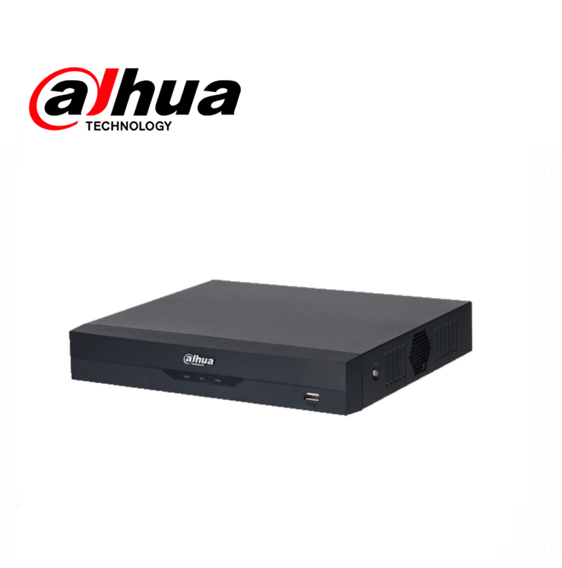 Videograbador de 16 canales 5M H.265+ ONVIF 1 WizSense entrada de audio RCA y 1 salidas de audio RCA, Audio por canales Marca: Dahua