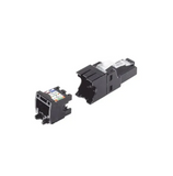 RJ45 PN CAT6A UTP 22-26 AWG color negro Marca: Panduit