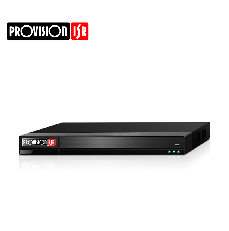 Videograbador análogo de 16 canales H.265 Stand Alone 8MP at 25fps. 1U case  support Face recognition Marca: Provision